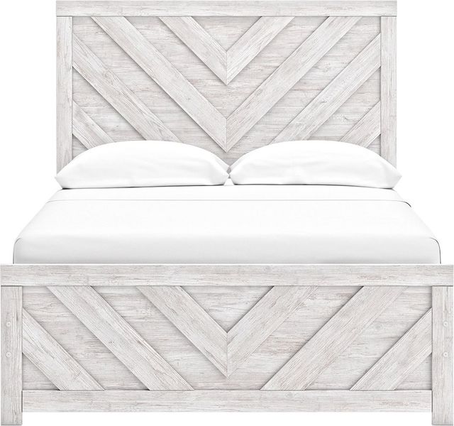 Signature Design by Ashley® Cayboni Whitewash Queen Panel Bed-1