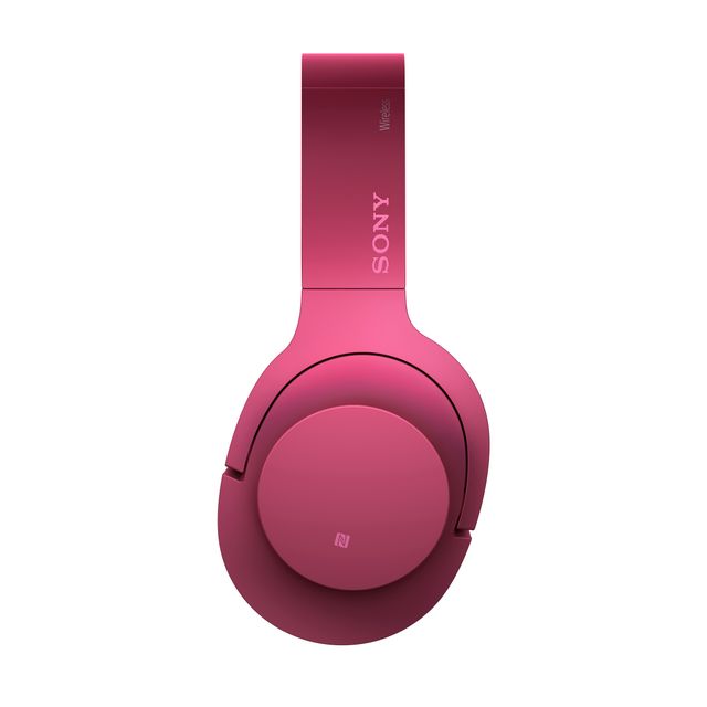 Sony® h.ear™ on Over Ear Wireless Headphones-Bordeaux Pink 