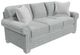 Craftmaster® Customizable Craftmaster Essentials Queen Pleated Rolled Arm Sleeper Sofa-2