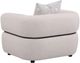 Coaster® Jeanette Upholstered Beige Round Arm Accent Chair-3