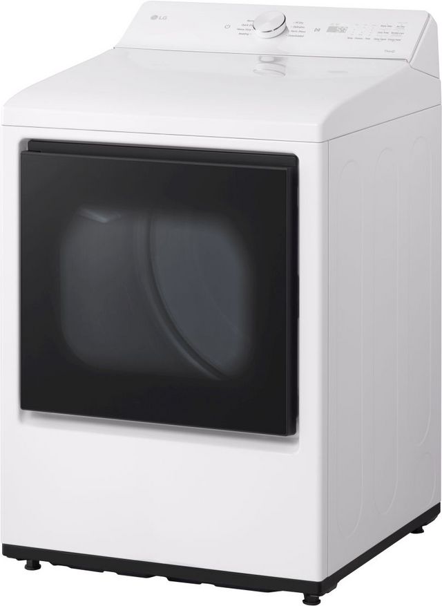 LG 7.3 Cu. Ft. Alpine White Front Load Gas Dryer -1