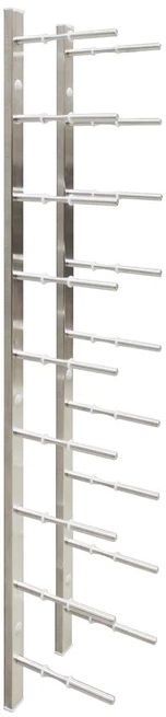 Vinotemp® Epicureanist 9 Bottle Stainless Steel Peg Wine Rack -0