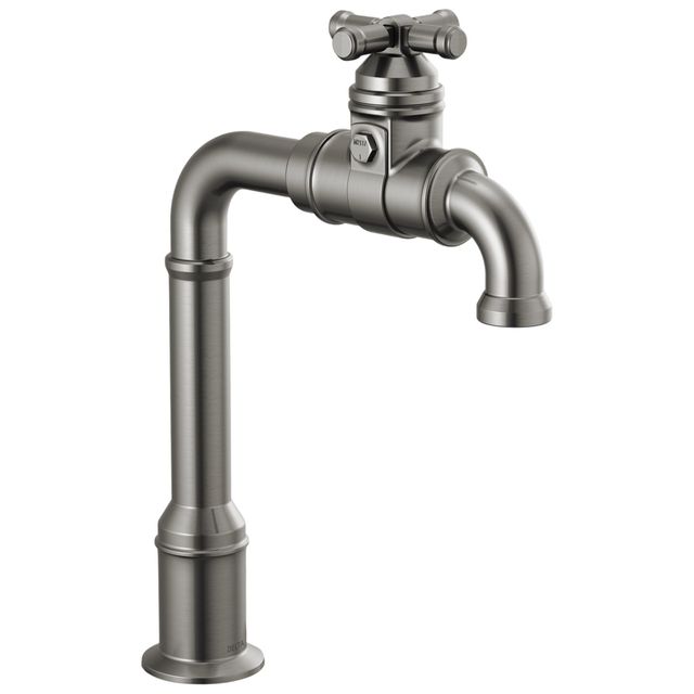 Delta Broderick® Black Stainless Wall Mount Pot Filler -0