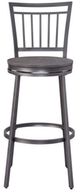 American Woodcrafters Filmore Gray Oak/Slate Gray 25" Barstool-2