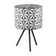 A & B Home 2-Piece Grey Planters on Stand Set-1