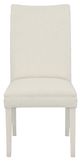 Fairfield® Customizable Entree Dining Concave Tall Back Dining Chair with Linen Legs-1