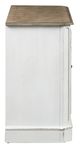 Liberty Furniture Magnolia Manor Antique White/Weathered Bark Hall Console-3