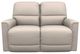 La-Z-Boy® Cade Oyster Leather Power Reclining Loveseat with Headrest-1
