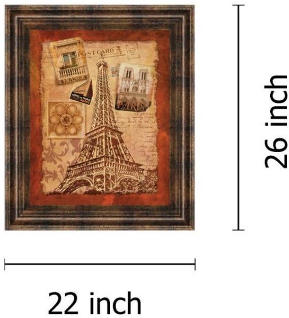 Classy Living Conrad Knutsen Memories Of Paris 26" Wall Art-2