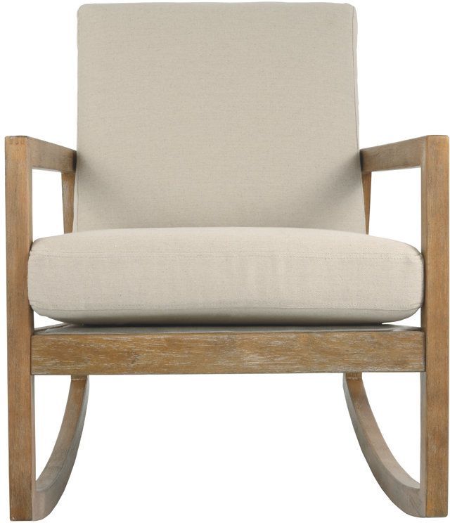 Signature Design by Ashley® Novelda Neutral Rocker Accent Chair-1