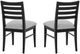 Linon Felicia 2-Piece Black Side Chair Set-4