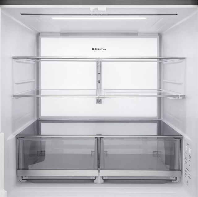 LG 36” 28.6 Cu. Ft. PrintProof™ Stainless Steel French Door Refrigerator with Mini Craft Ice™-2
