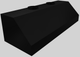 Vent-A-Hood® 66" Black Wall Mounted Range Hood-1