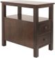 Signature Design by Ashley® Marion Dark Brown Chairside End Table-2