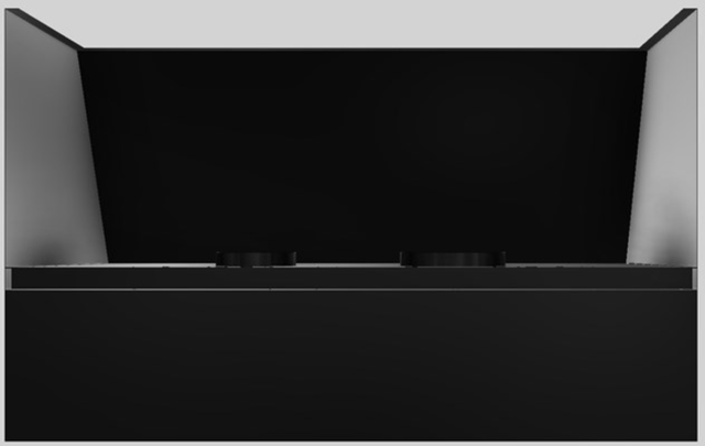 Vent-A-Hood® 48" Wall Mounted Range Hood-Black-3