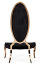 VIG Furniture Modrest Mills 2-Piece Black/Rosegold Dining Chair Set-4