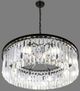 YHD White Wing Satin Black 8-Light Chandelier-4