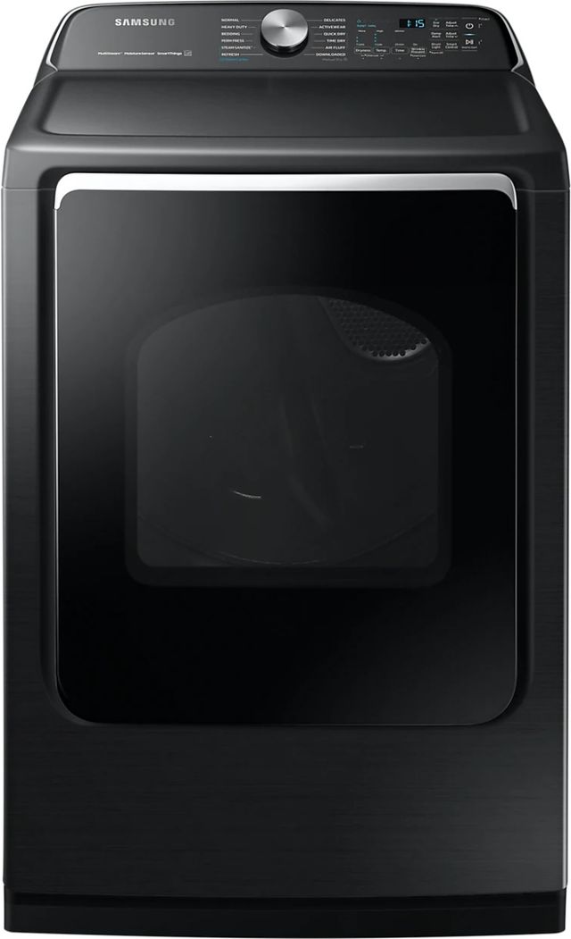 Samsung 7.4 Cu. Ft. Black Stainless Front Load Electric Dryer-0