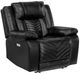 Homelegance® Huron Black Power Recliner with Charging Ports-0
