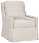 Fairfield® Customizable Kelly Skirted Swivel Chair with Beech Frame-0