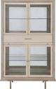 Magnussen Home® Lenox Acadia White/Warm Silver Display Cabinet-3