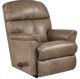 La-Z-Boy® Reed Beige Leather Manual Rocking Recliner-0