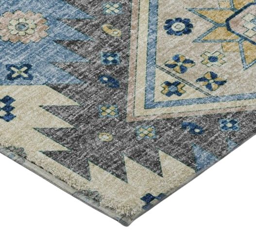 Dalyn™ Rug Company Lorenzo LN3 Navy 5'x8' Area Rug-3