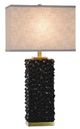 Stylecraft Edmund Glossy Black Table Lamp-1