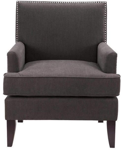Olliix by Madison Park Charcoal Colton Track Arm Club Chair-0