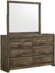 Elements International Bailey 4-Piece Warm Walnut Youth Queen Panel Bedroom Set-4