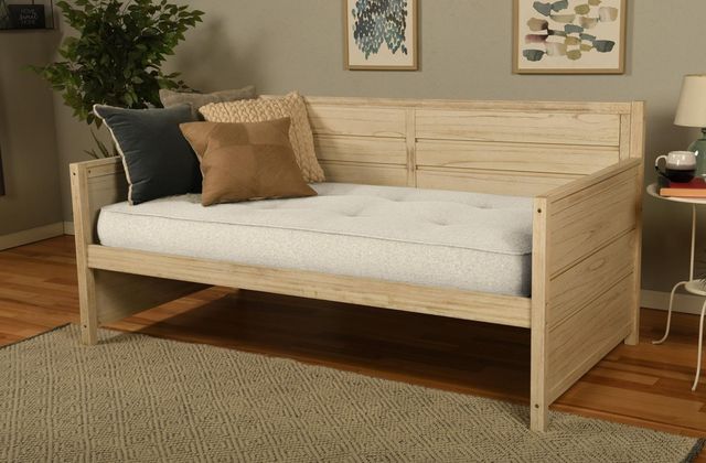 Kodiak Furniture Canton Cream 8" Coil Hinged Innerspring Twin Mattress -1