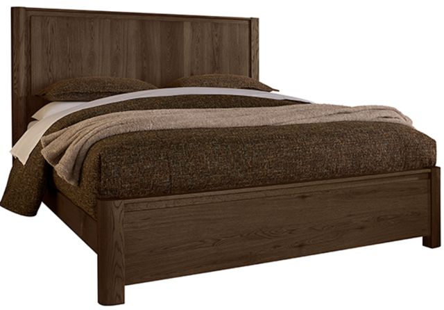 Vaughan-Bassett Lodge & Loft Dark Oak California King Radius Poster Bed-0