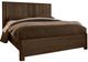 Vaughan-Bassett Lodge & Loft Dark Oak California King Radius Poster Bed-0