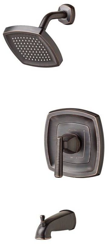 American Standard Edgemere® Legacy Bronze Tub and Shower Trim Kit with Pressure Balance Cartridge-0