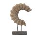 A & B Home Brown C-Shaped Table Accent-1