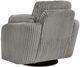 Signature Design by Ashley® Tie-Breaker Fog Manual Swivel Glider Recliner-3