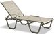 Telescope Casual Reliance Contract Strap 16" Four-Position Lay-flat Stacking Armless Chaise-0
