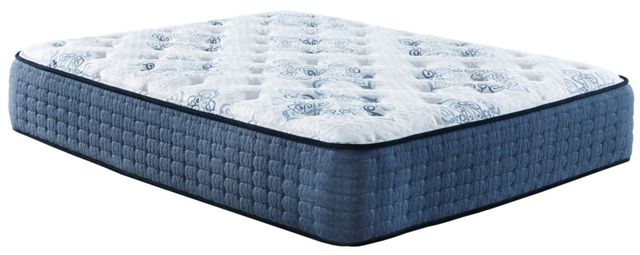 Sierra Sleep® by Ashley® Mt Dana 2-Piece Hybrid Firm and Better than a Boxspring Foundation Queen Mattress Set-1