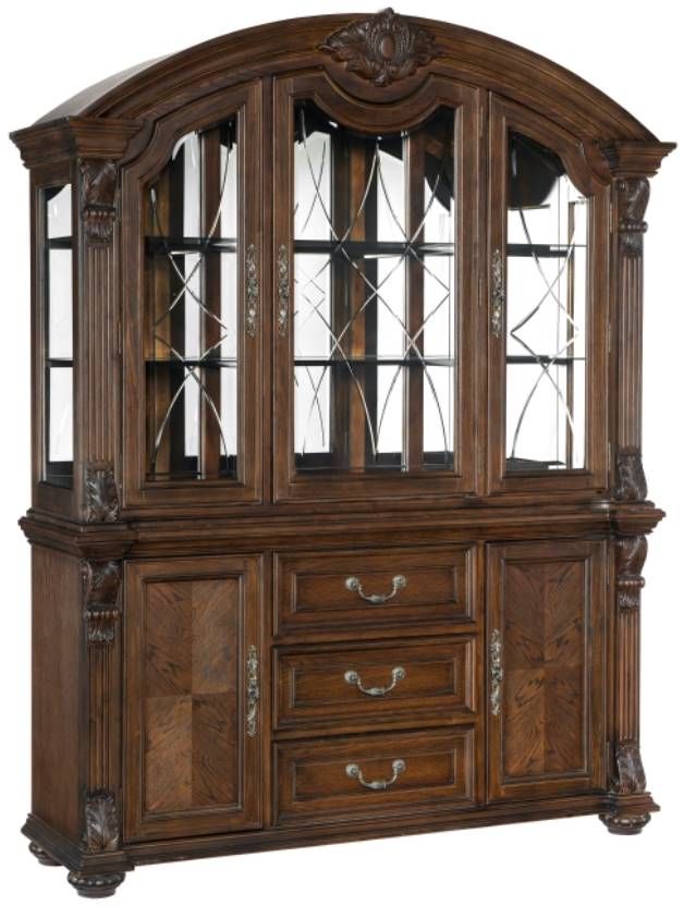 Homelegance® Bergen Dark Oak Buffet and Hutch