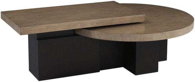 Lexington Home Zanzibar Portofino 2-Piece Senegal Nesting Cocktail Table with Tunis Base-0