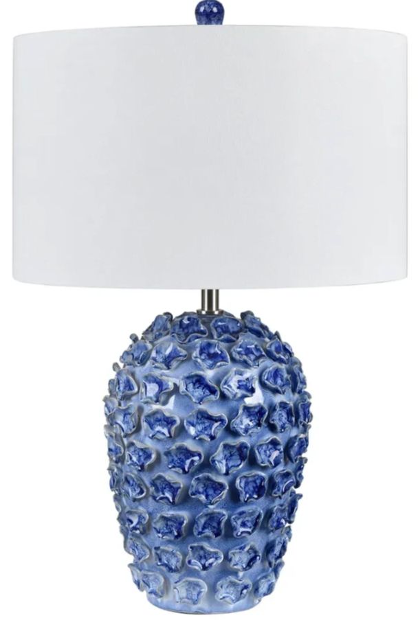 Crestview Collection Ellis Blue Table Lamp-0