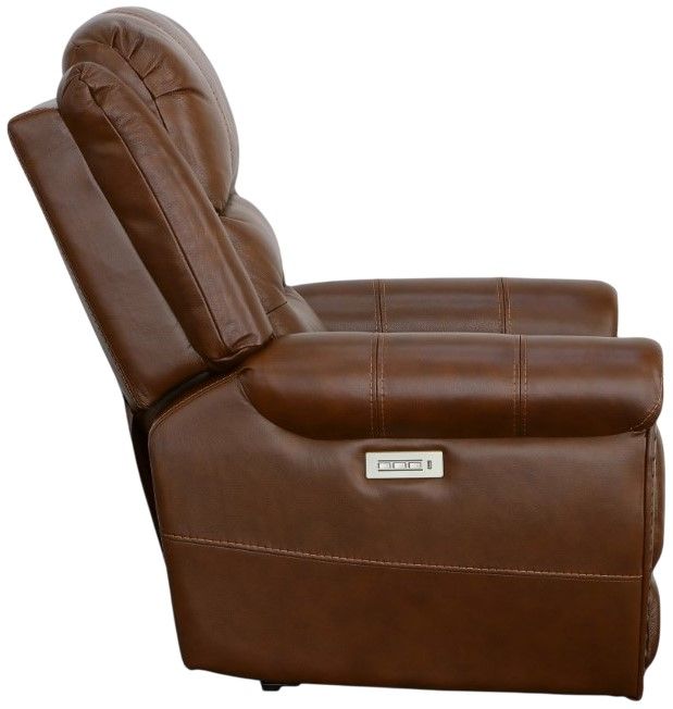 Flexsteel® Oscar Grizzly Power Recliner with Power Headrest-2