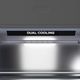 ZLINE Autograph Edition 30" 16.1 Cu. Ft. Panel Ready Built-In Bottom Freezer Refrigerator with Water Dispenser, Ice Maker, Graphite Gray Interior and Champagne Bronze Handles-4