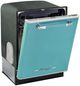 Unique® Appliances Classic Retro 24" Ocean Mist Turquoise Built In Dishwasher-3