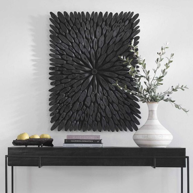 Uttermost® Bahama Wood Black Wall Decor-1