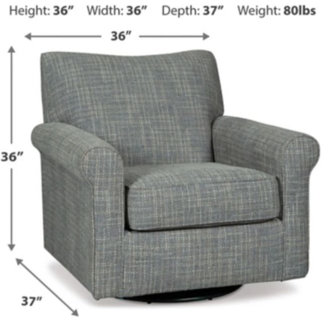 Signature Design by Ashley® Renley Ash Swivel Glider Accent Chair-2