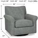 Signature Design by Ashley® Renley Ash Swivel Glider Accent Chair-2