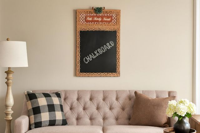 Classy Living Chalkboard of Faith, Family, Friends Wall Art-1