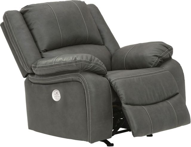 Signature Design by Ashley® Calderwell Gray Power Rocker Recliner-1