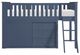 Homelegance® Nora Blue Twin Low Loft Bunk with Dresser-2